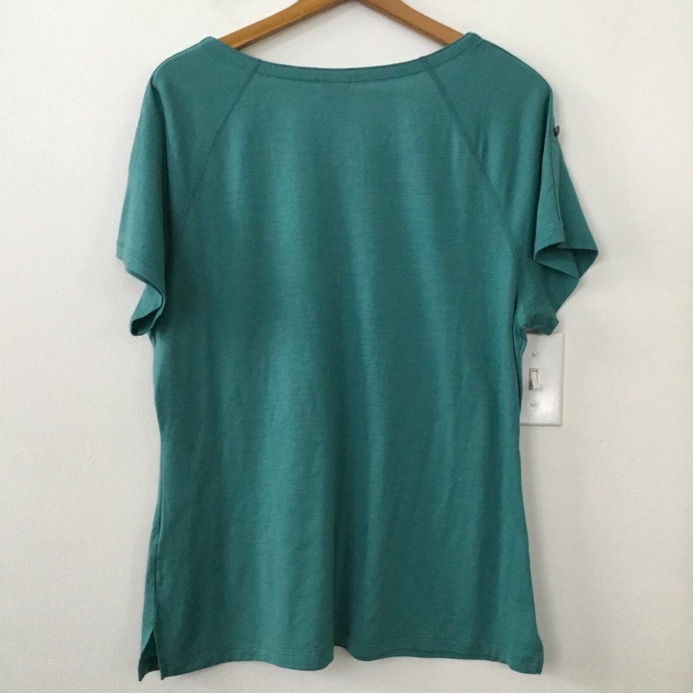 Ibex Merino Wool Short Sleeve T-Shirt Top - Picture 3 of 6